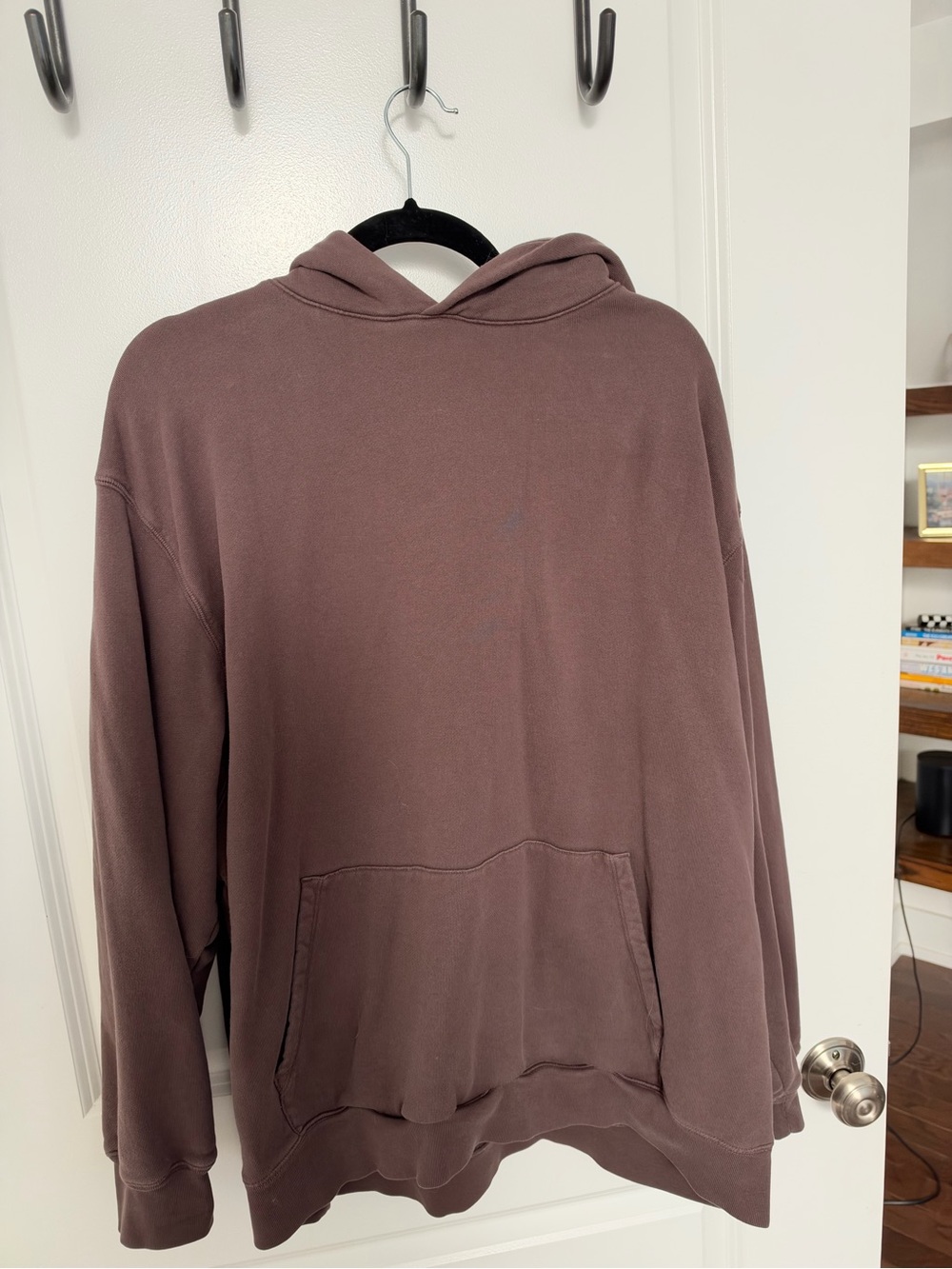 SKIMS Brown Oversized Pullover Hoodie